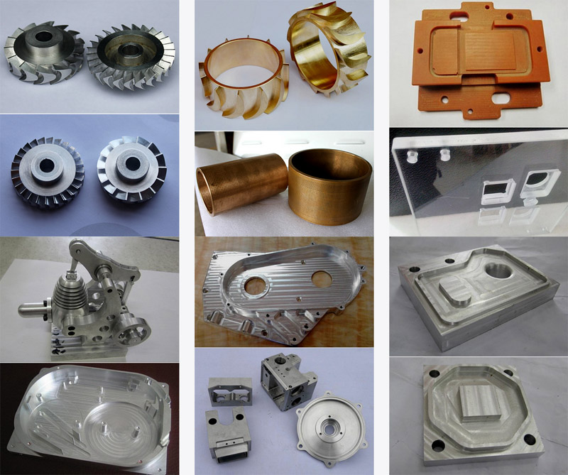 小型數(shù)控銑床加工產品圖