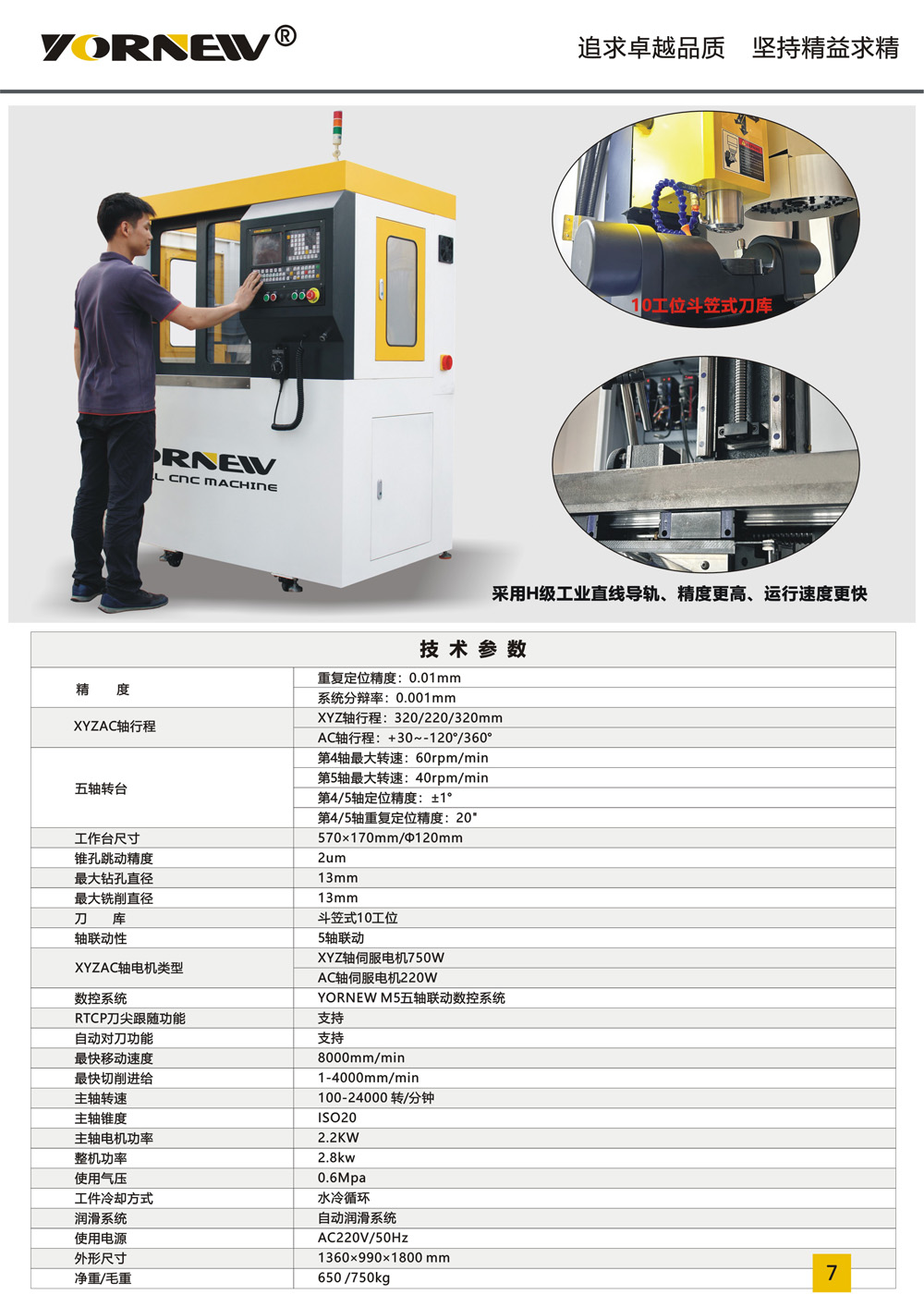 VMC300小型五軸機床產(chǎn)品彩頁